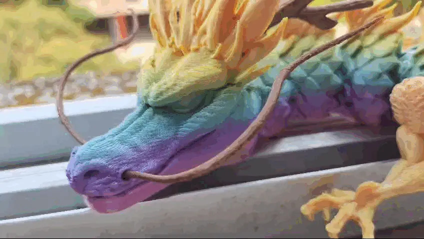 Dragon Articulado estilo Dragon Ball