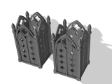 Gothic Organizer Pen Box Brush Box Window Gothic Style-6