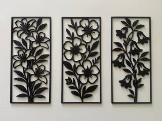 Modern Floral Wall Decor