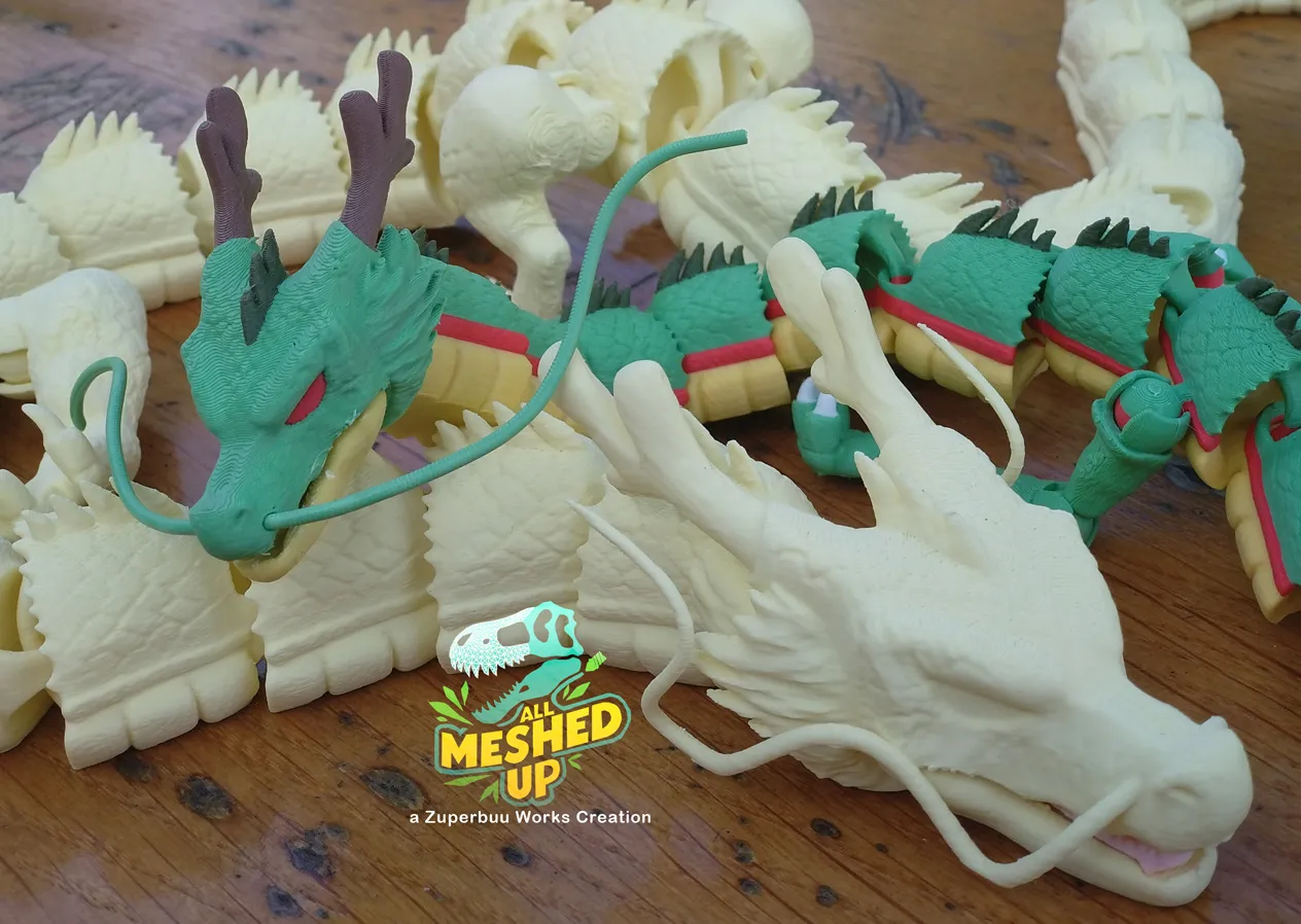 Juguete articulado Shenron Dragon v2