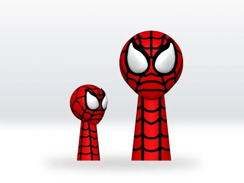 Sprunki Spiderman STL 3D Model Character Fanart