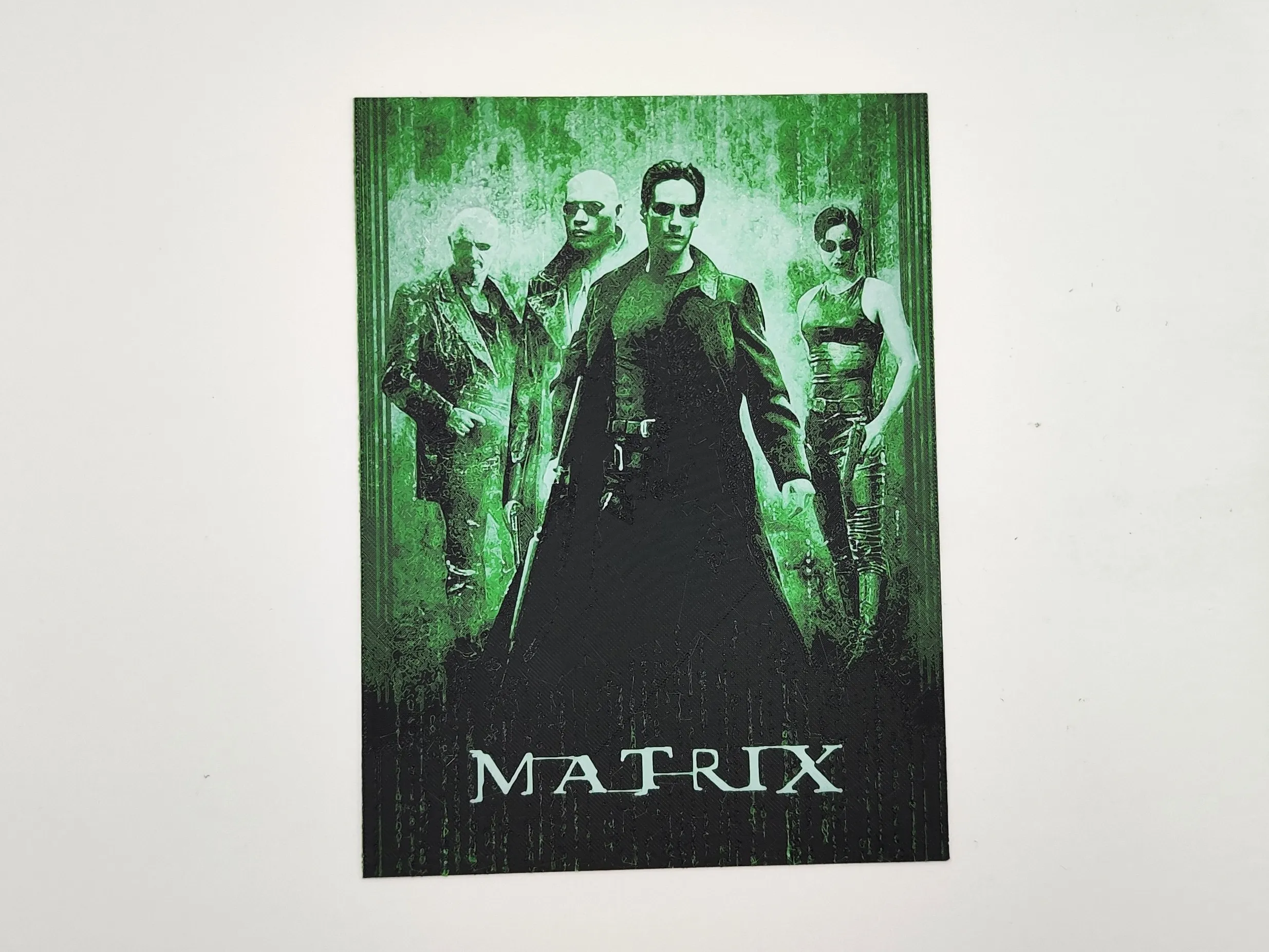 Matrix 1 poster - Hueforge