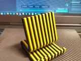 Smartphone stand _ Yellow Stripe-4