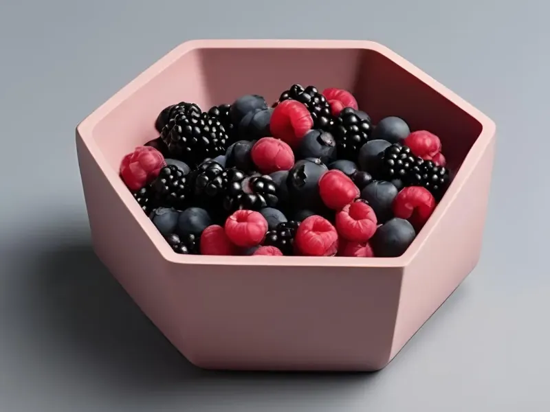 Cuenco Hexagonal – Diseño bonito y moderno para llaves, monedas y alimentos