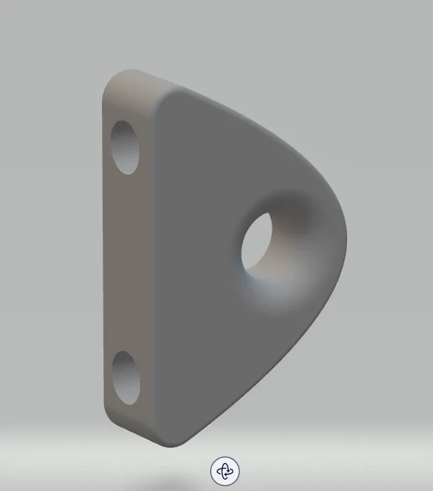 Schienenhalter-Set mit 8 mm Gewindeeinlass