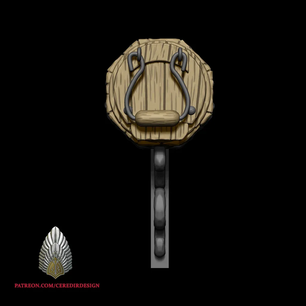 Bilbo Bag End Mailbox lord of the rings 3D DIGITAL DOWNLOAD