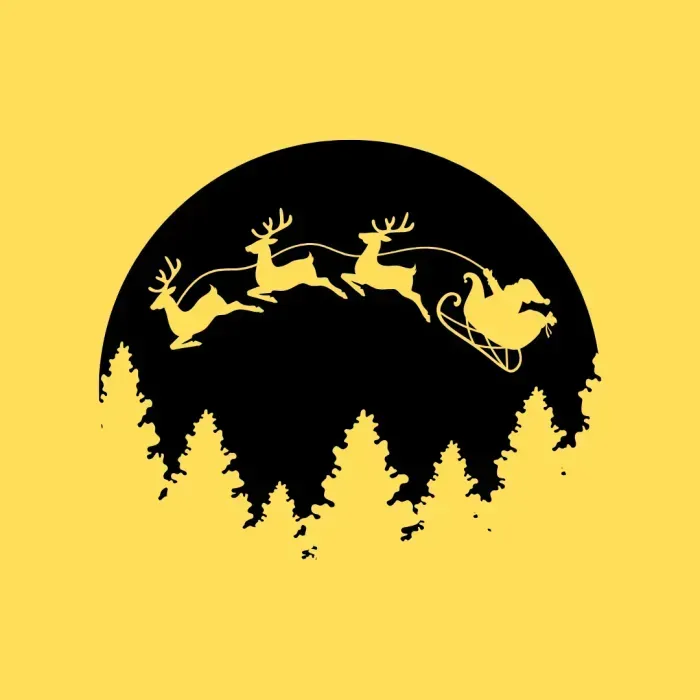 Christmas Reindeer Wall Art