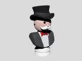 Mr Monopoly bust-3