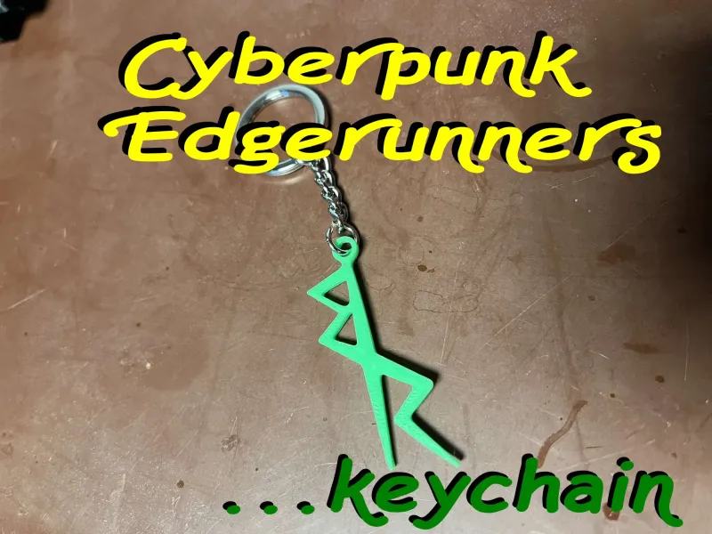 Cyberpunk Edgerunners Keychain