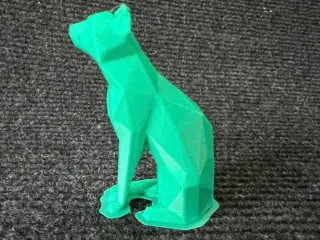 Cat - Egyptian cat low poly