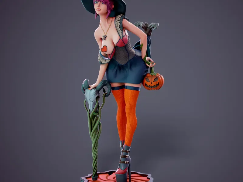 Halloween witch / A