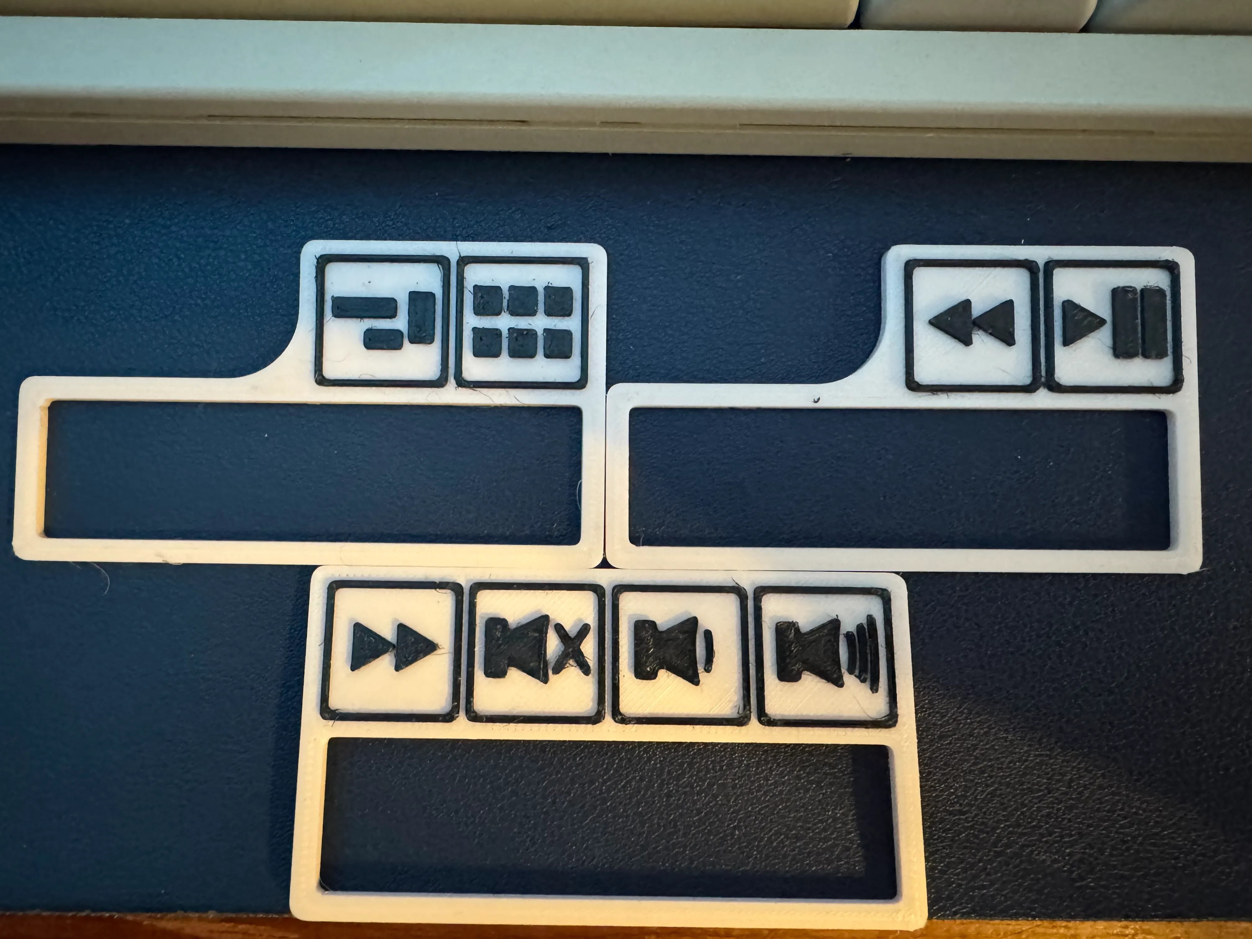 Apple Extended Keyboard F-Row Legend