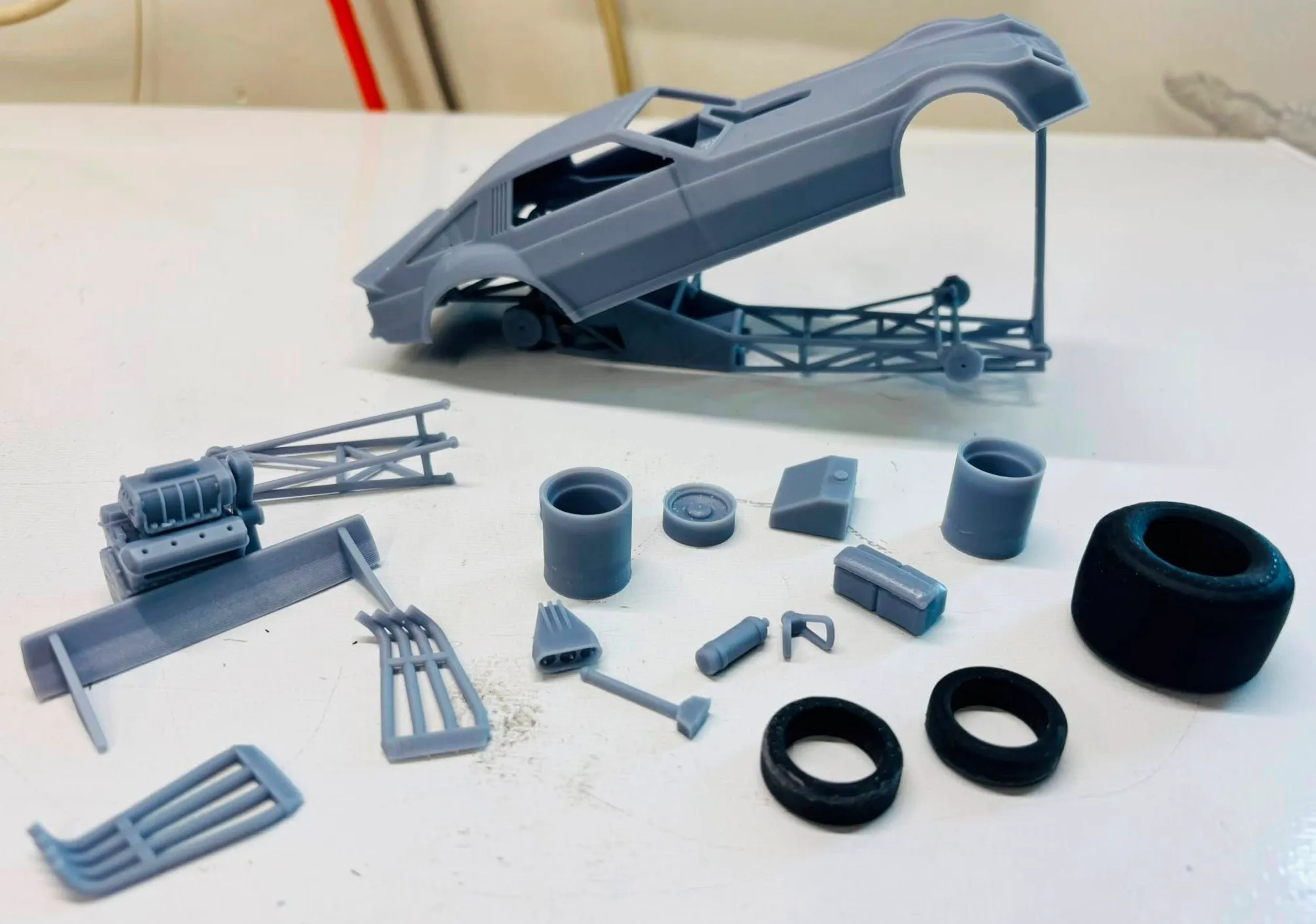 Vintage Funny Car Scale 1:25-5