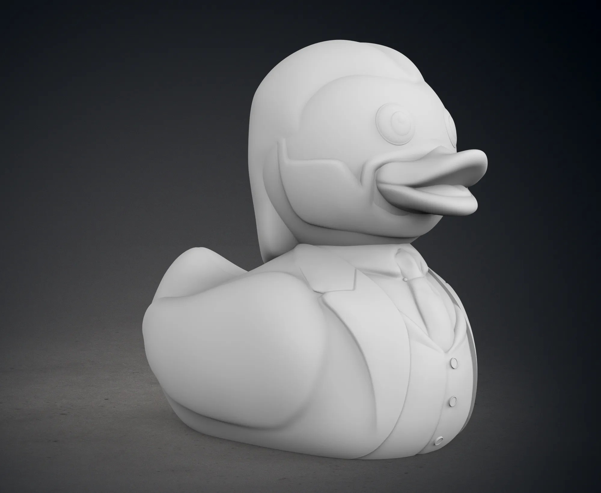 Cute John Wick Rubber Duck