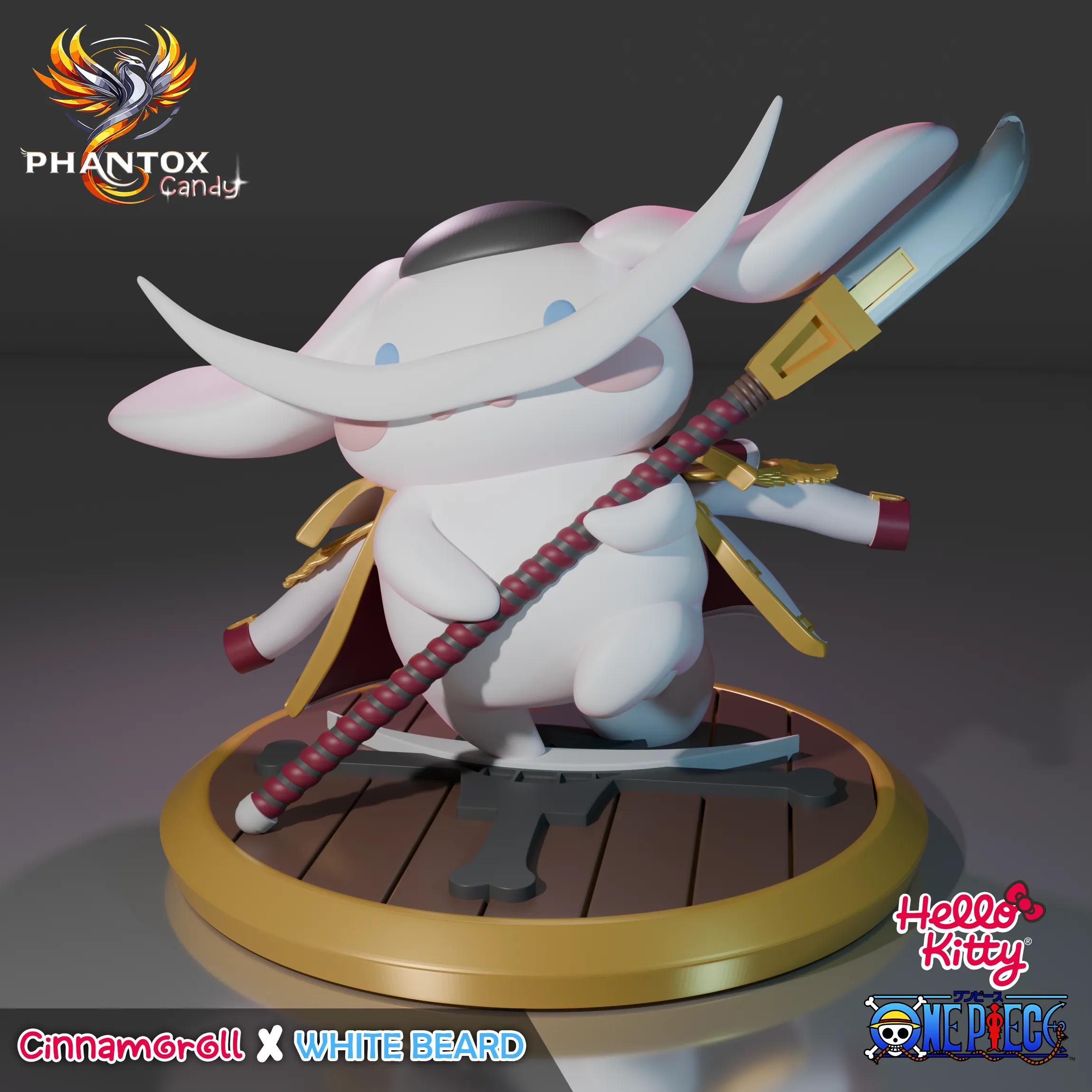 Hello Kitty x One Piece Pack 1 | 3D models download | Creality Cloud