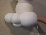 Floating cloudy wall shelf-2