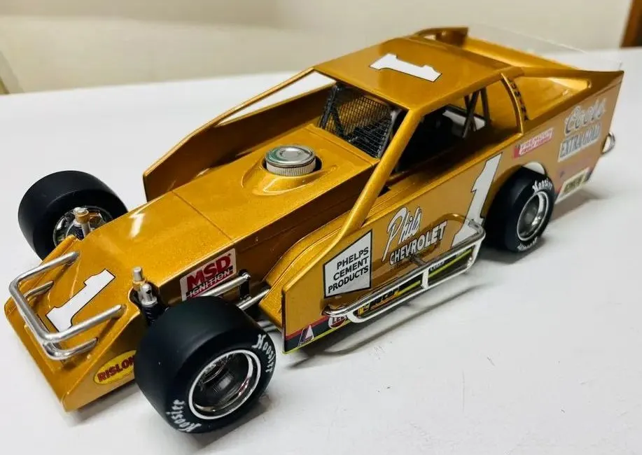 Vintage Asphalt Modified stock car V4 Scale 1:25-0