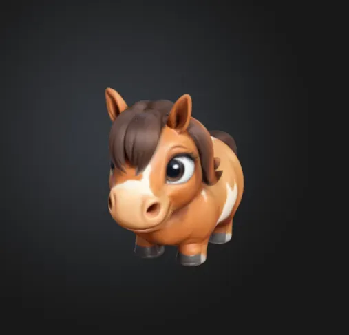 Cartoon Horse figurine