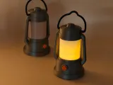 Vintage Camping Lantern, Printed in Parts-1