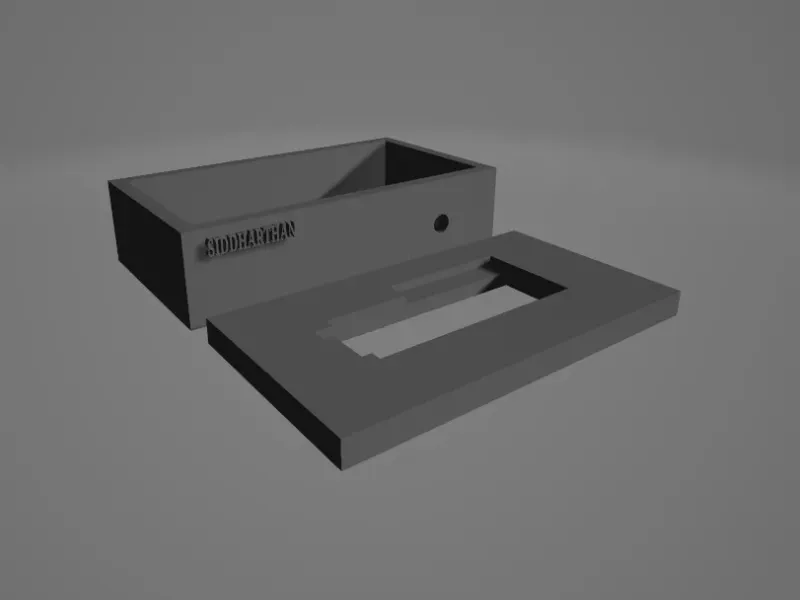 Arduino UNO case with 16x2 LCD display