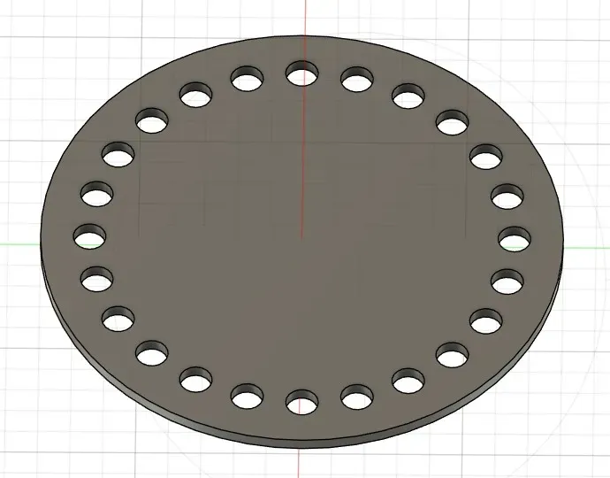 Cesto de croché com fundo 8cm