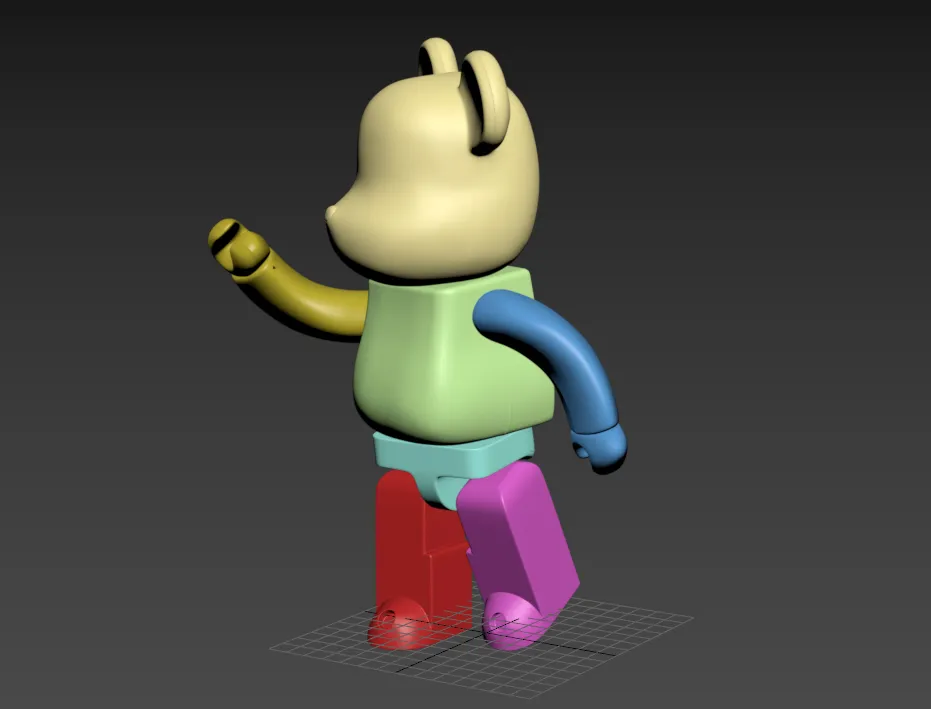 BearBrick Kaws Eklemli mashup supreme