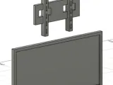 1/24 TÉLÉVISION AVEC SUPPORT / TV WITH WALL SUPPORT-6