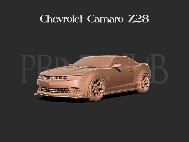 Chevrolet Camaro Z28 3D Print model