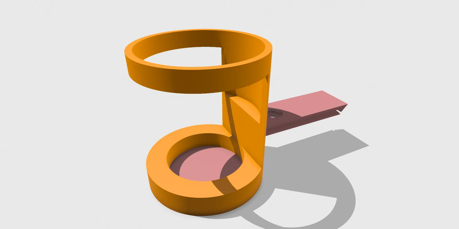 Travel Cup Holder: Clip-On for Car Air Vents