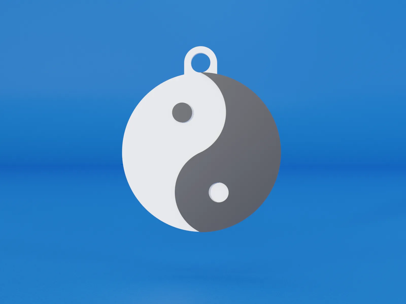 (GRATUITO) Ciondolo rotondo portachiavi Yin Yang