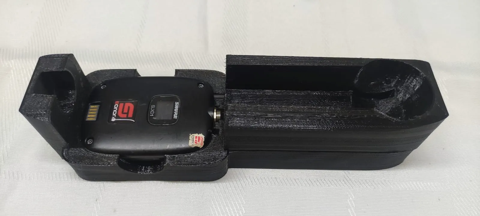 Shure SLXD Bodypack + Microphone Enclosure for Rack Drawer