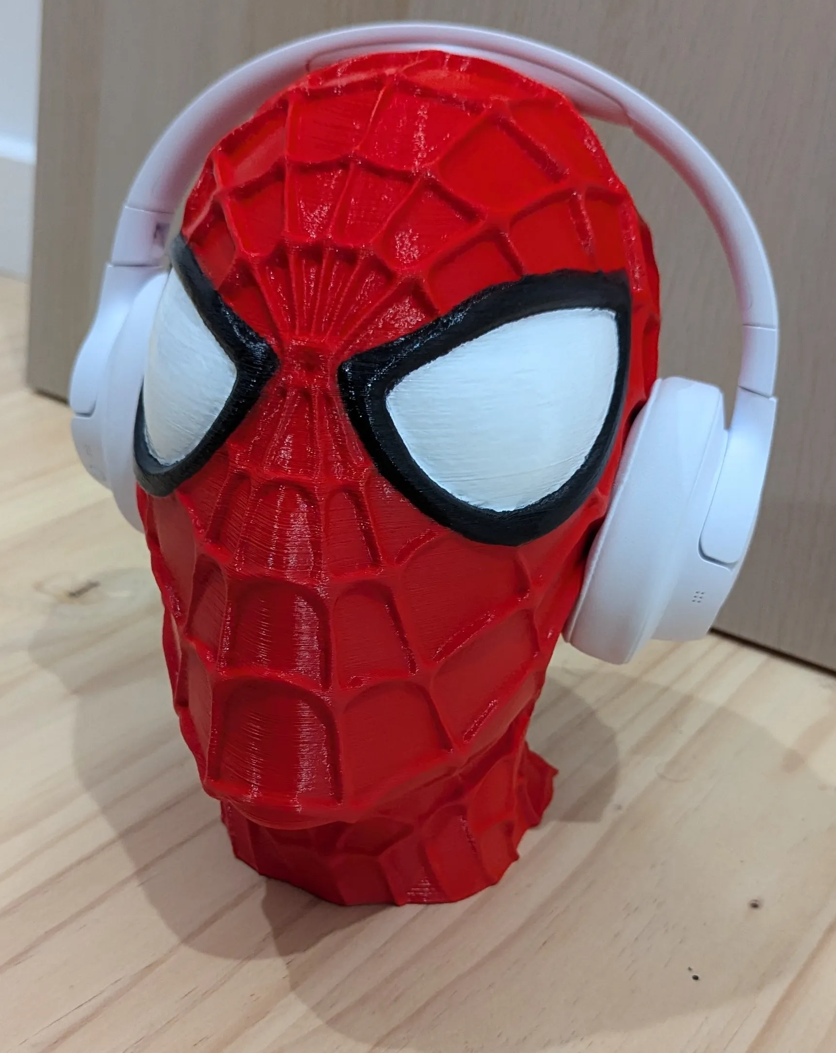 Spiderman Head Statue Headphone Stand-1