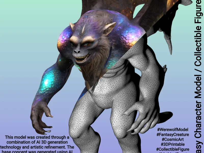 Cosmic Werewolf Guardian