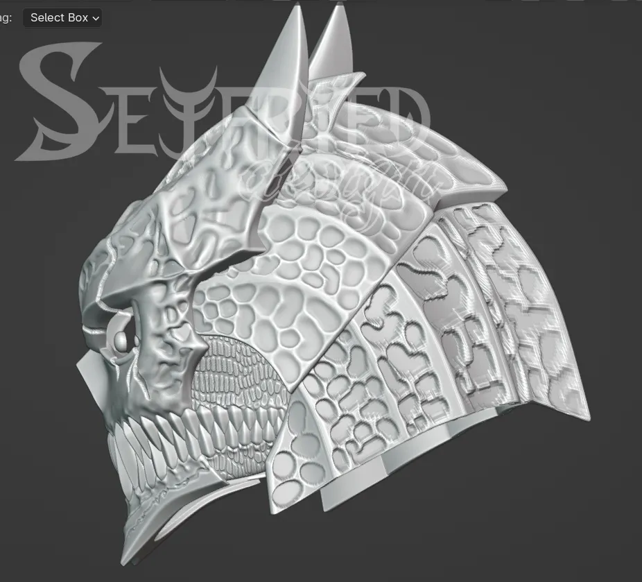 Kaiju No.8 Number 8 fully wearable cosplay helmet