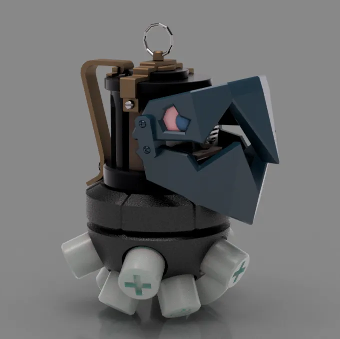 Jinx's Grenade - 3D Printable Model from "Arcane" and "Leagu