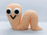 Knitted Worm (cute)-1