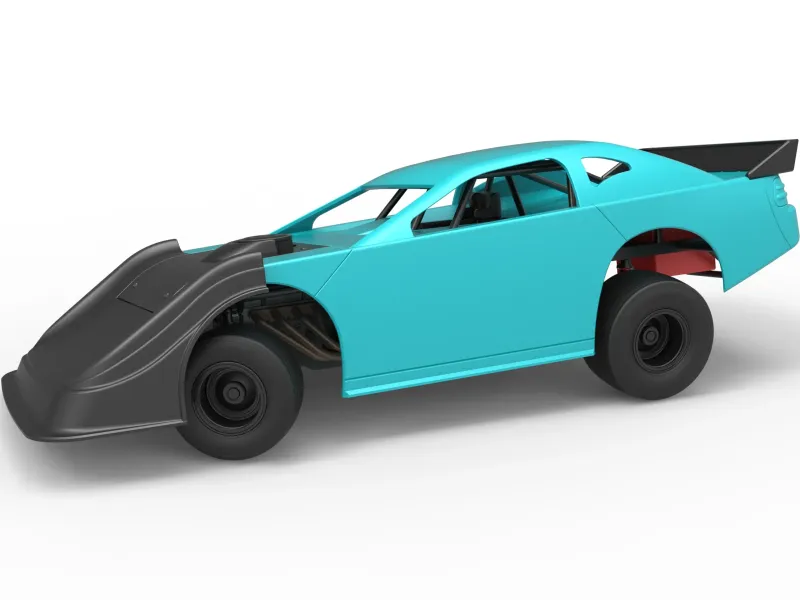 Australian Super Sedan Version 2 while turning Scale 1:25