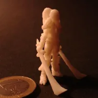 Two Blade - Female Orc Commander - PRE SUPPORTED - 32 mm sca-6