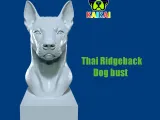 Red Thai Ridgeback Dog model - 3D print-1
