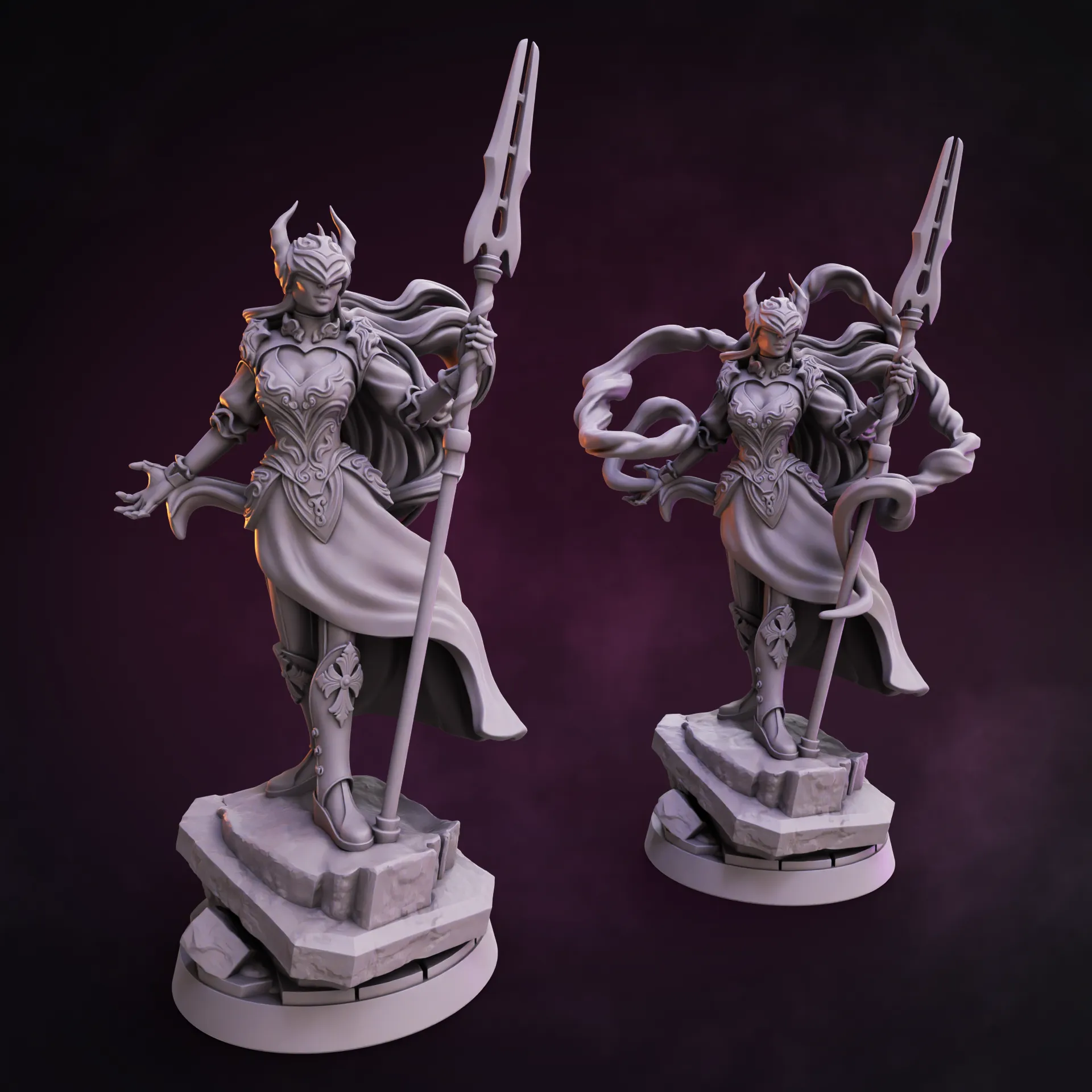 The Last Guardian | Arcane Knight Tabletop Mini | Valkyrie