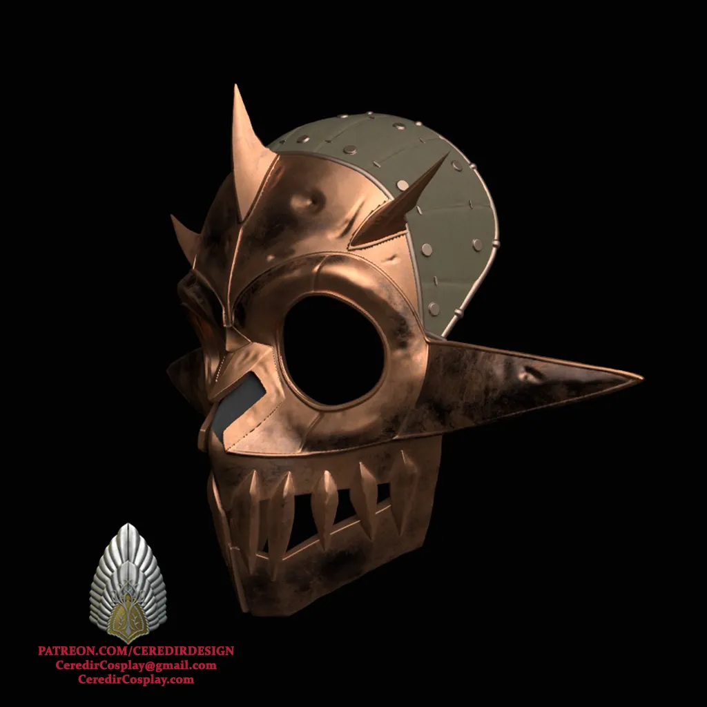 Gaudrim Helmet Rings of power 3D DIGITAL DOWNLOAD