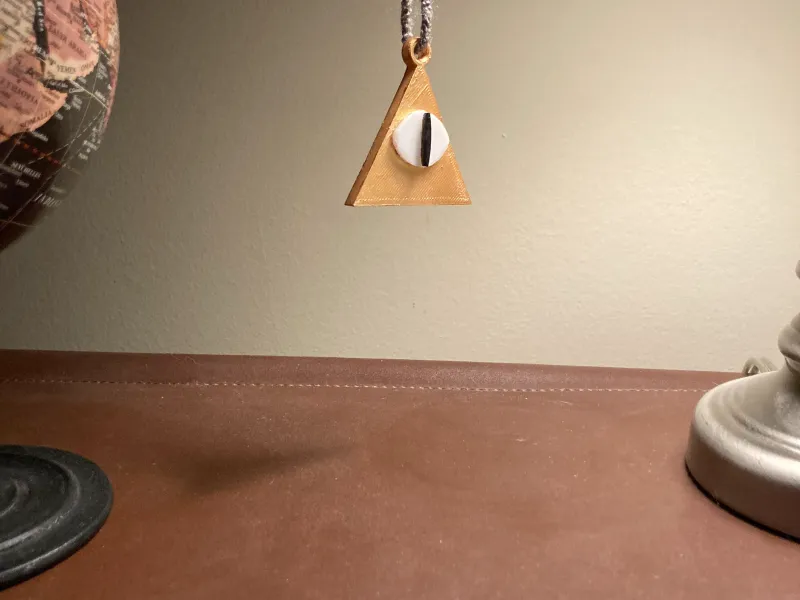 Porte-clés Bill Cipher - Gravity Falls