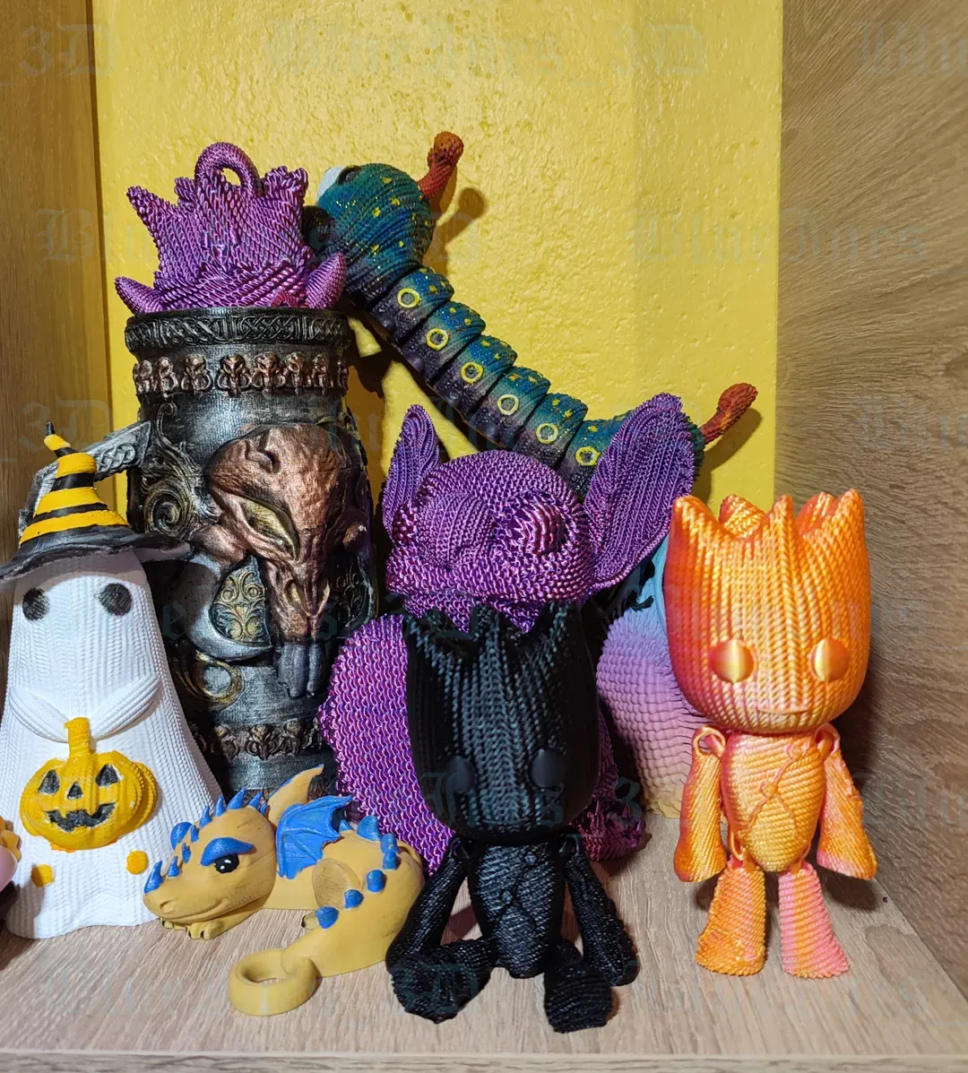 Crochet Knitted Articulated Groot