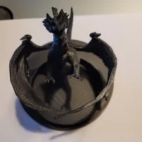 Red Dragon Pen Holder-5