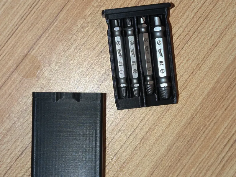 Estojo de Encaixe por Pressão para Conjunto de Extratores Milwaukee M2