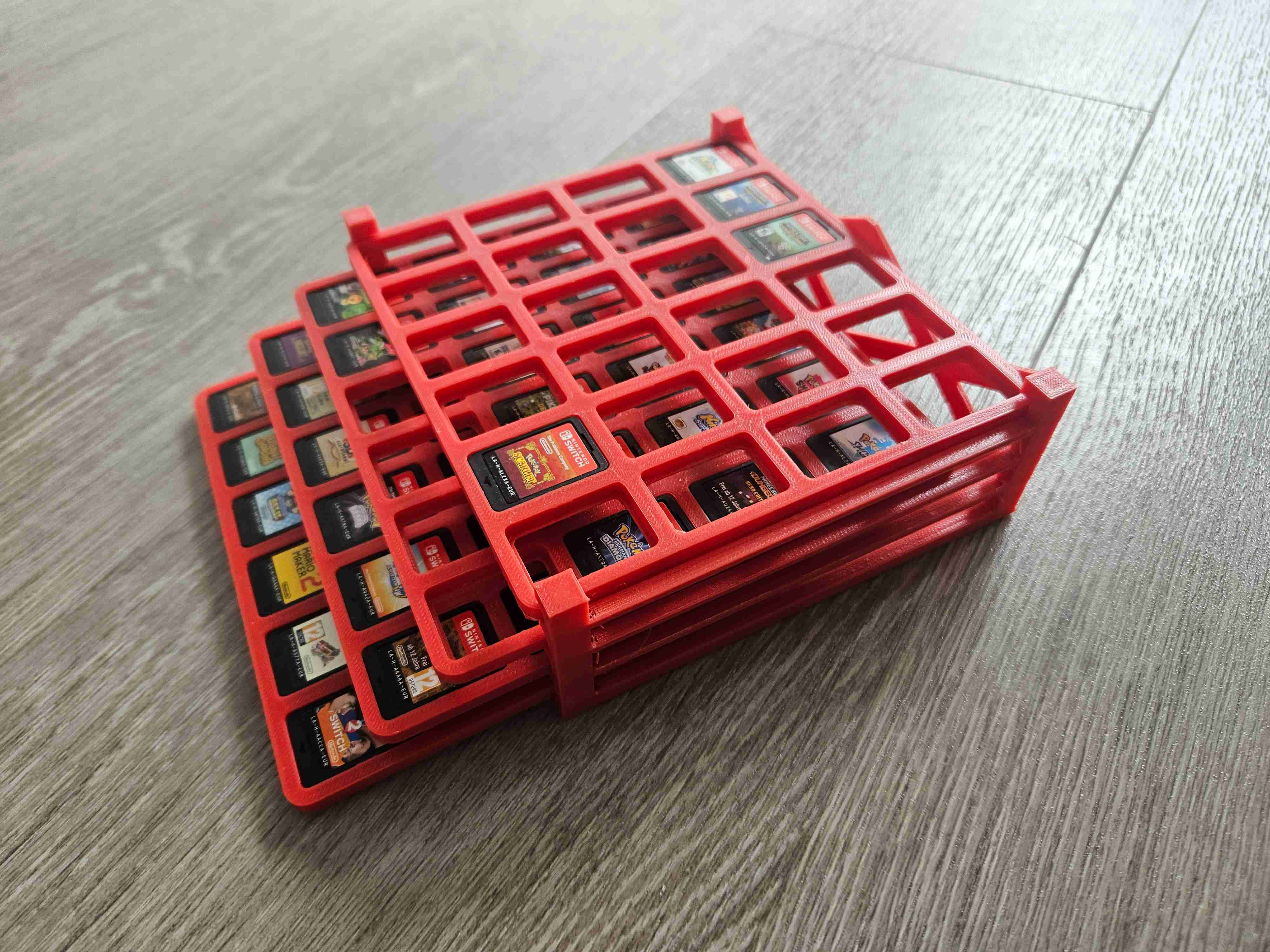 Nintendo switch game shelf 3D models download Creality Cloud