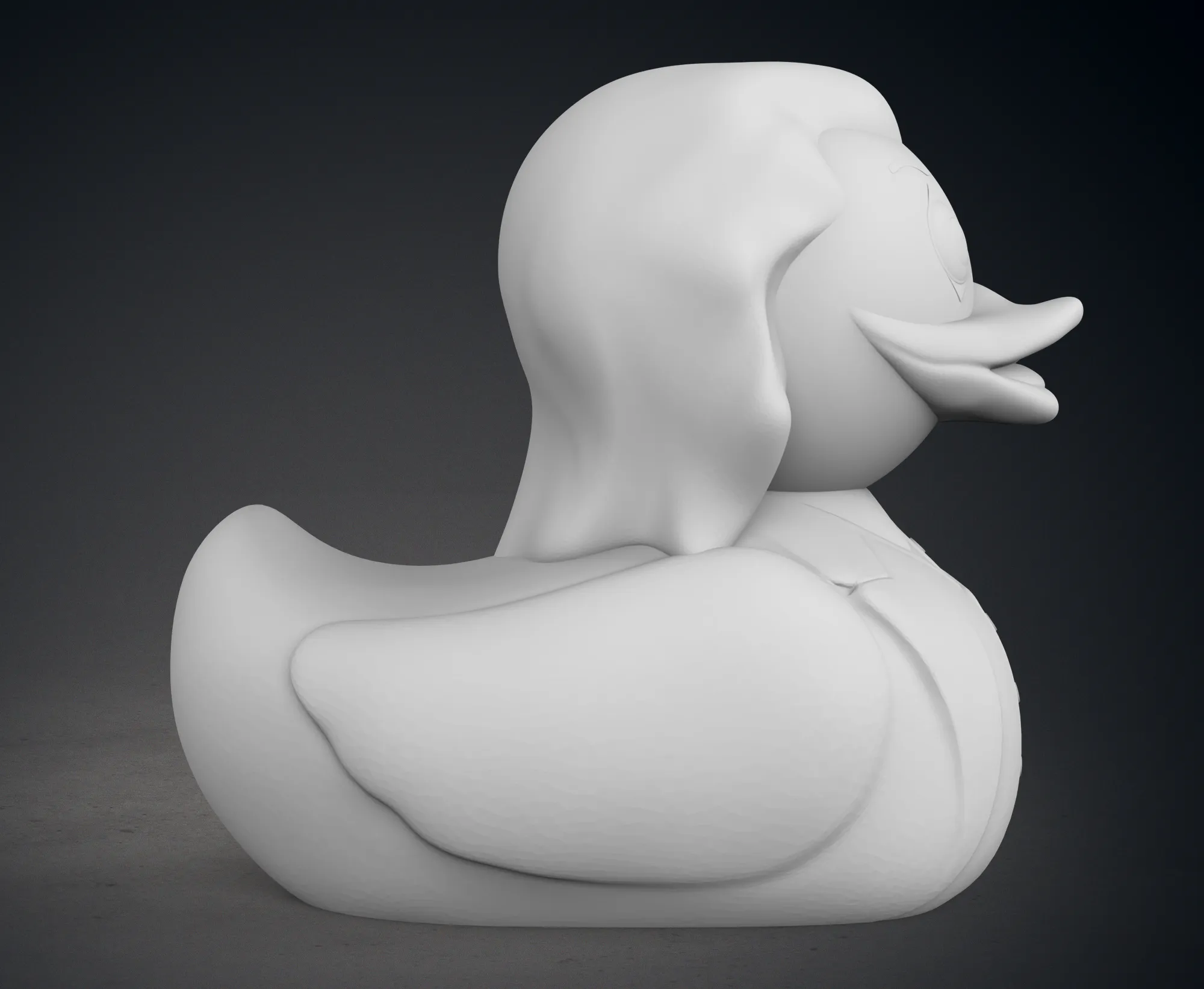Cute "The Joker" Rubber Duck
