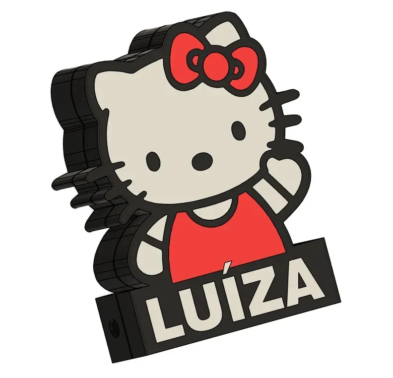 Hello Kitty Lamp - Naam Luíza
