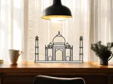 Taj Mahal Line Art, Desktop Line Art-0
