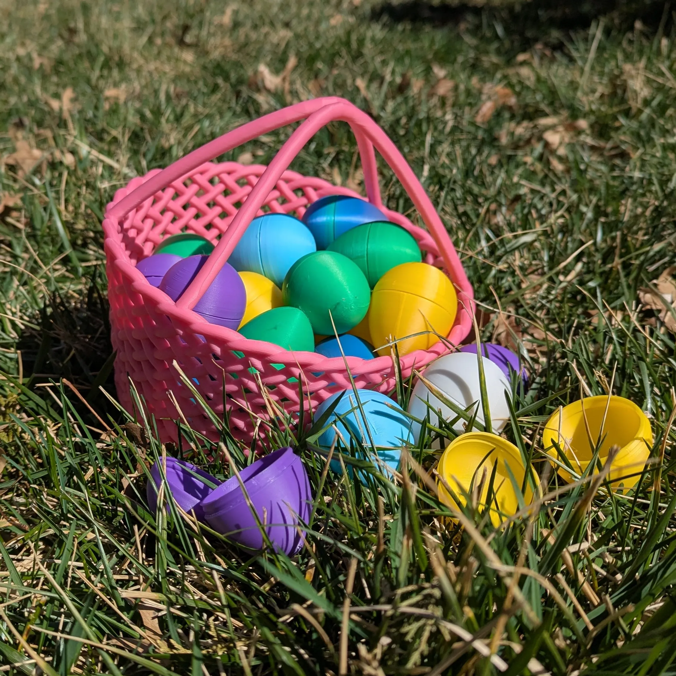 Easter Basket and Eggs